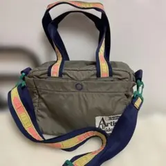 LESPORTSAC アーティストレジデンス ショルダー.トートバッグ カーキ