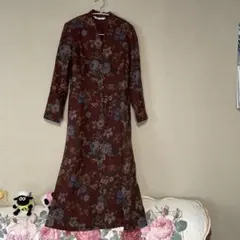Barberrys フラワープリント ワンピース Mサイズのサムネイル