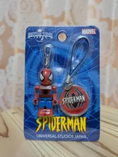 USJ限定 スパイダーマン ブロックフィギュア ストラップのサムネイル