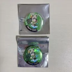 ヒロアカ GIGO 描き起こしデフォルメ缶バッジ ホログラム 蛙吹梅雨