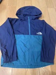 THE NORTH FACE フード付きジャケット ネイビー/ターコイズ