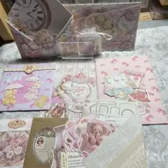 紙ものコラージュ素材セット　33