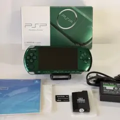 【極美品‼︎】SONY PSP-3000 スピリティッドグリーン すぐ遊べる箱付