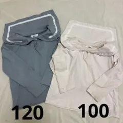 PAIR MANON セーラーカラー 長袖カットソー 2枚セット
