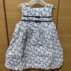 BeBe 花柄ノースリーブワンピース