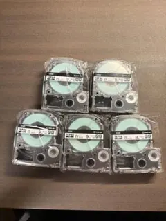 KING JIM テプラ 9mm 白テープ