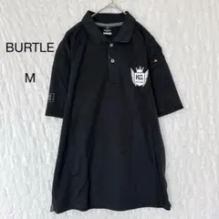 バートル BURTLE 半袖ポロシャツ タグ付き 作業着 普段着 メンズ 黒 Mのサムネイル