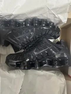 Nike Shox TL Black and Max Orange