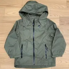 logos オリーブ色 フード付きジャケット 120