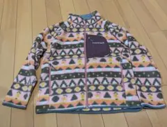 mont-bell 幾何学模様 フリースジャケット Kid's 120