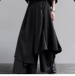 Black gravity袴パンツ