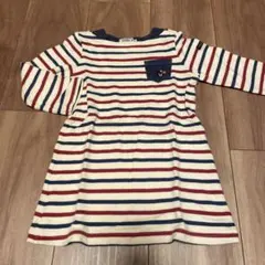 DOUBLE.B ストライプワンピース