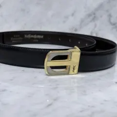 イタリア製 Yves Saint Laurent イヴサンローラン ベルト 本革