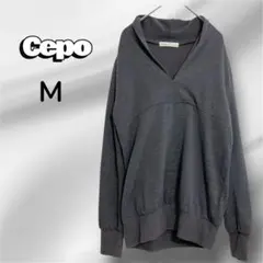 Cepo セポ 深Vネック ゆったり トップス M 体型カバー プルオーバー
