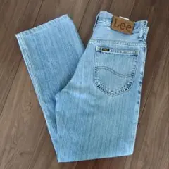Lee 0101 80年製 ライトブルー ストレートデニム ボタンフライ 28