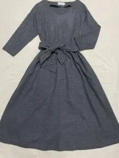 アナトリエ　ワンピース　グレー