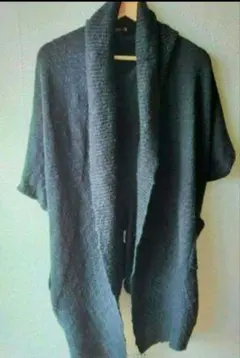 【送料込み！】ニットカーディガン　Mサイズ　ブラック