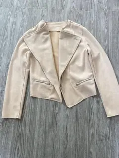 RESEXY ベージュ ライダースジャケット サイズF