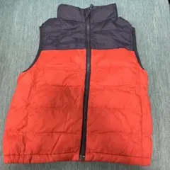 キッズ用ダウンベスト 赤と紺 110cm以上