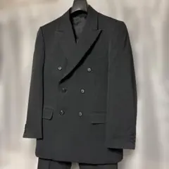 東レToray ダブルブレストスーツ上下 ブラック