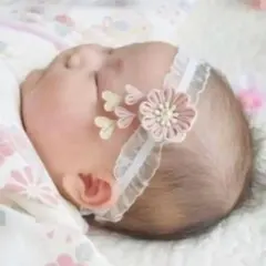 つまみ細工髪飾り ベビーヘアバンド クリップピン お食い初め100日お宮参り