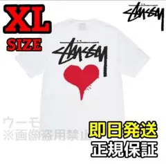 ステューシーSTUSSY/HEART/XL/Tシャツ♪白/カットソー 半袖のサムネイル
