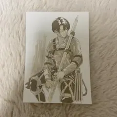 進撃の巨人　映画特典　リヴァイ　ビジュアルカード