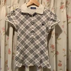 BURBERRY LONDON バーバリー ノバチェック ポロシャツ 38 M