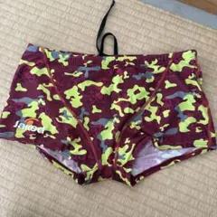 Jaked 競泳水着 マルーン/イエロー迷彩