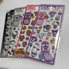 ４点　キティ　平成はっぴーフォン　ドロップジェリーシール