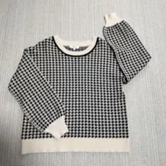 GLOBAL WORK グローバルワーク　千鳥格子　ニット　Mサイズ