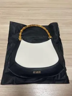 GUY LAROCHE ショルダーバッグ ホワイト/ブラック