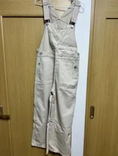 オーバーオール　ベージュ