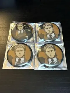進撃の巨人 Dignified ジャン 缶バッジ 4点セット