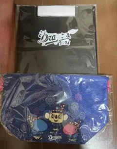 ドラゴンズ　2026 福袋　バインダー　巾着