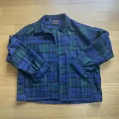 値下　Vetra ウール チェックシャツ Bshop フランス製　美品　グリーン