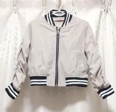 キッズジャンパー MA-1スタイルジャケット 110cm コンパクト　薄手　春先