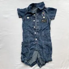 BREEZE デニム風ロンパース 70サイズ