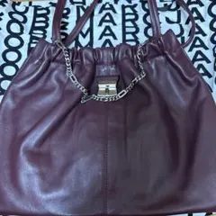 MARC JACOBS レザー トートバッグ ボルドーのサムネイル