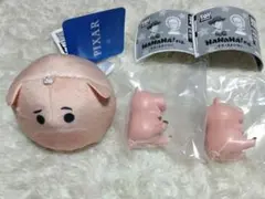 トイ・ストーリー ハム ぬいぐるみ　ガチャ フィギュア セット