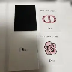 ⭐︎非売品　Dior ロゴシール2枚&メモ帳