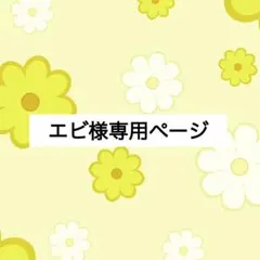 エビ様専用ページ