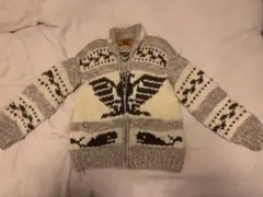 カウチンセーター　メンズ　Mサイズ　Canadian Sweater 古着のサムネイル