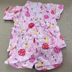 ベビー　甚兵衛　女の子　80cm