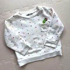 はらぺこあおむし ERIC CARLE キッズ トレーナー 90ドット柄