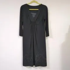 COMME CA コムサ　スパンコール　ワンピースのサムネイル
