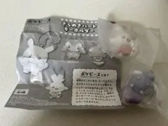 ポケモン　ポケピース　きらめきハートキーホルダー　ニャスパー　ヒバニー