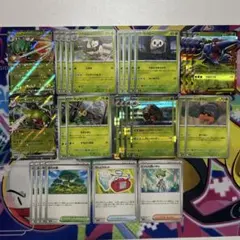 ジュナイパーex 進化ライン　草タイプ　デッキパーツ　活力の森　ミツルの思いやり