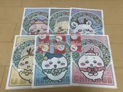 セブン　ちいかわ　クリアファイル　缶ミラー コンプート