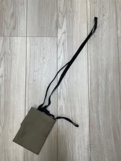 【未使用品】無印良品　ポーチとしても使える　ミニ撥水サコッシュ　ブラウン